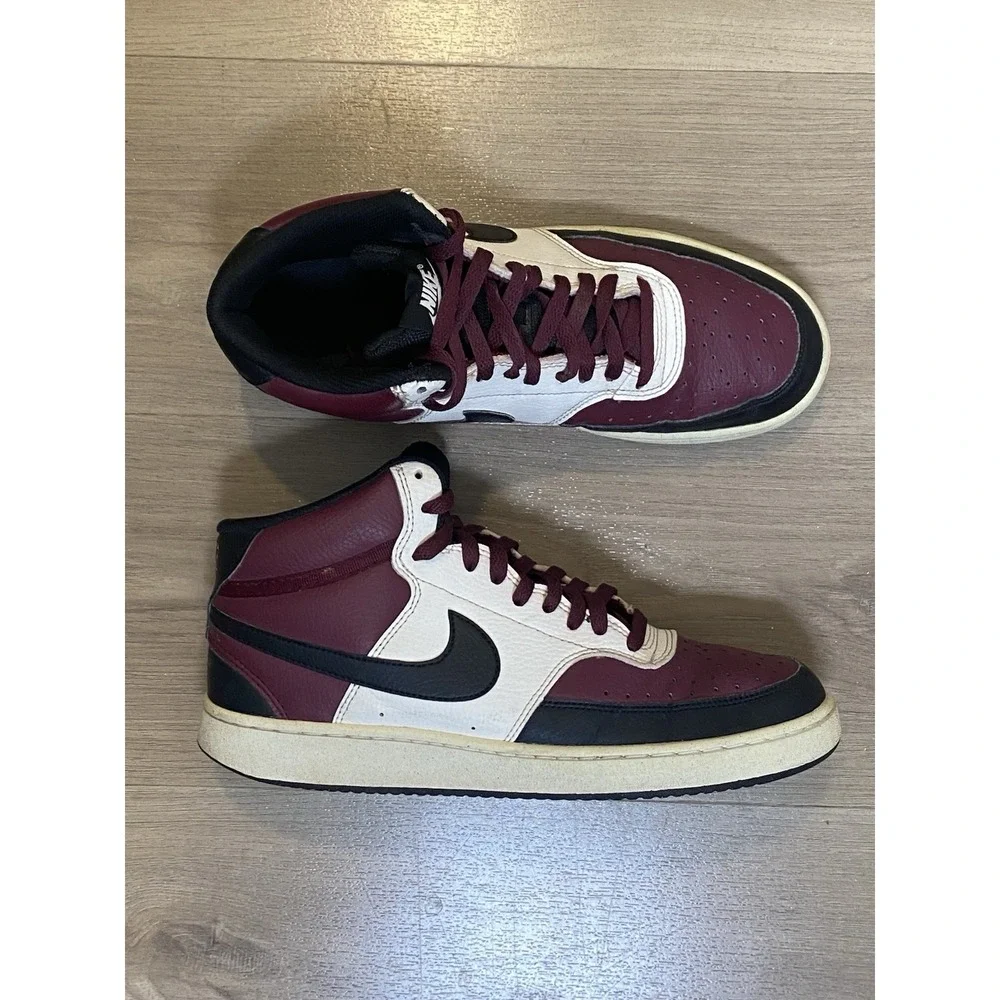 Nike Court Vision Mid Next Nature Dark Beetroot Black DN3577-600⁠ Men's 9